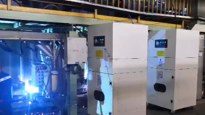 工業(yè)用集塵器，執(zhí)信環(huán)保制造車間集塵器,保護車間人員健康！